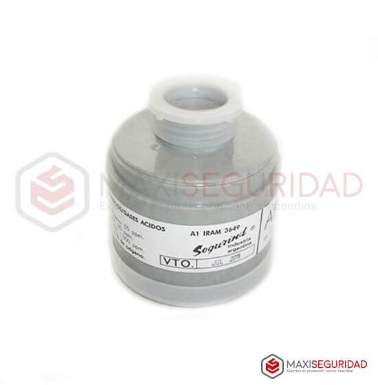 Filtro vaso p/full face gases ácidos 350 cc